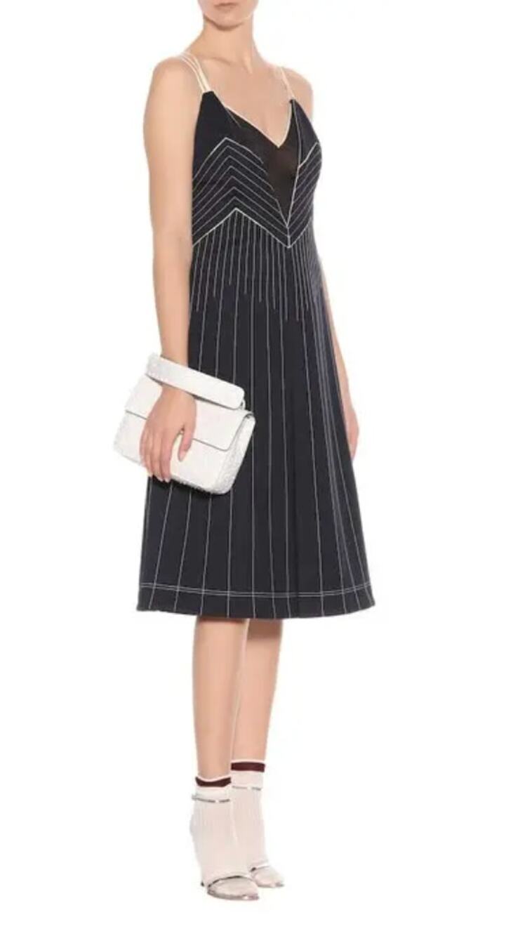 Valentino Garavani Techno Jersey Midi Dress